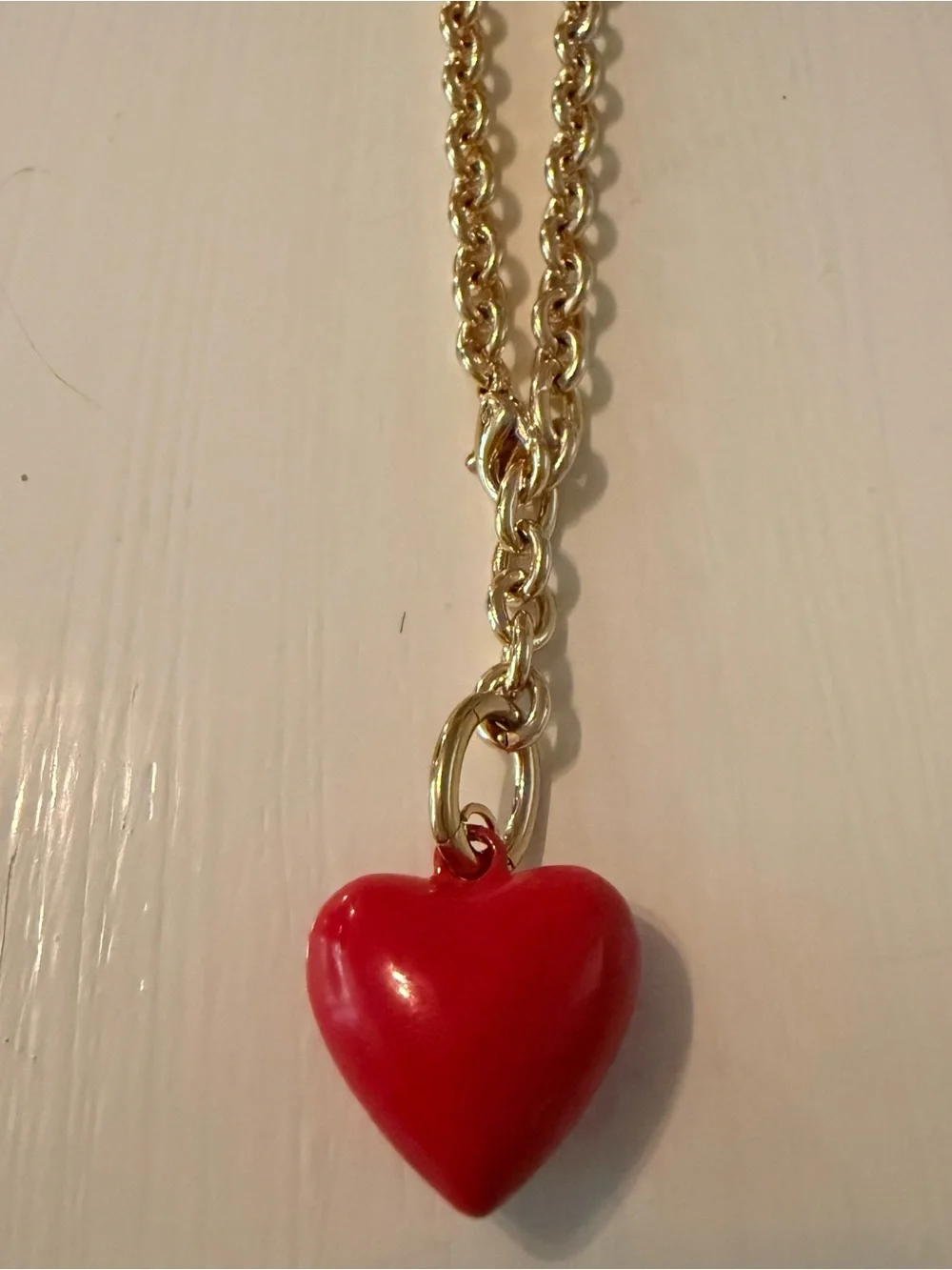 Roxanne Assoulin Puffy Heart Necklace